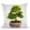 Bonsai Tree Throw Pillow By Cornel Vlad - by all about vibe