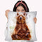 Brown Bear Sitting Throw Pillow By Cornel Vlad - by all about vibe