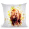 Brown Bear Throw Pillow By Cornel Vlad - by all about vibe