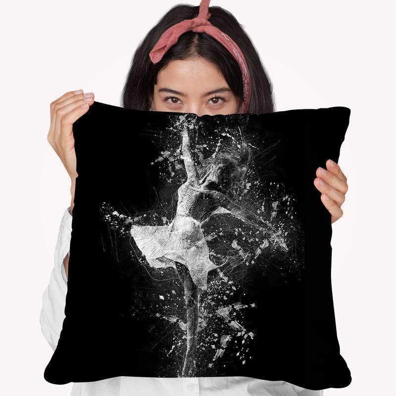 Dancing Throw Pillow By Cornel Vlad - by all about vibe