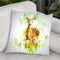 Deer Throw Pillow By Cornel Vlad - by all about vibe