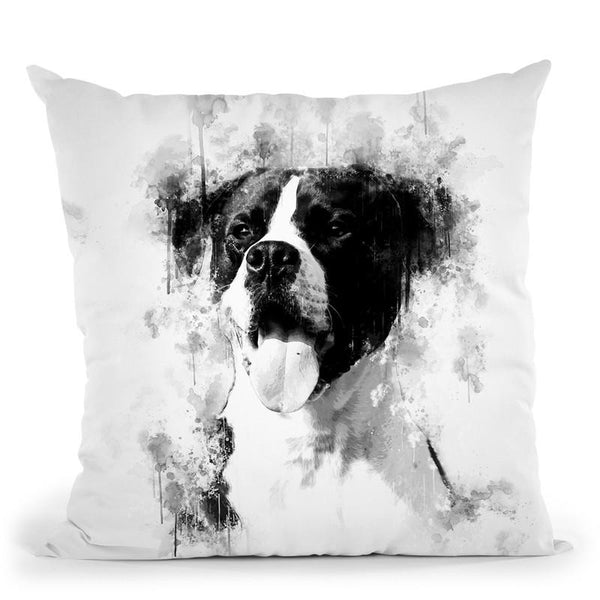 Dog Happy I Throw Pillow By Cornel Vlad - by all about vibe