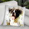 Dog Happy Throw Pillow By Cornel Vlad - by all about vibe