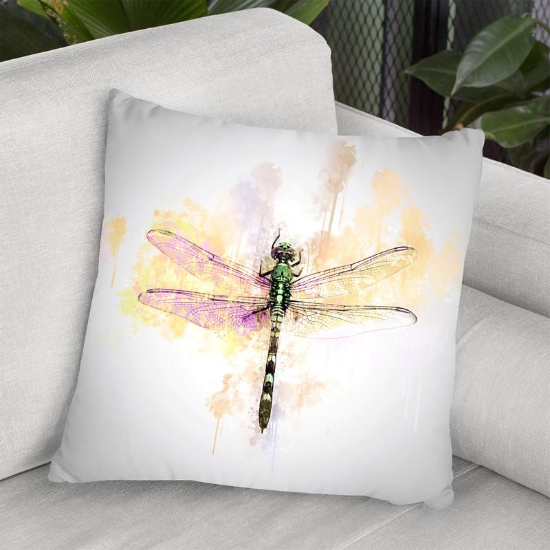 Dragonfly Throw Pillow By Cornel Vlad - by all about vibe