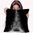 Eiffel Tower 3 Throw Pillow By Cornel Vlad - by all about vibe