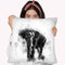 Elephant Looking I Throw Pillow By Cornel Vlad - by all about vibe