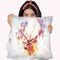 Elk Head Throw Pillow By Cornel Vlad - by all about vibe