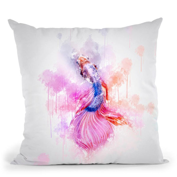 Fish Throw Pillow By Cornel Vlad - by all about vibe