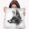 Fox Head Sideways I Throw Pillow By Cornel Vlad - by all about vibe
