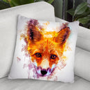 Fox Head Throw Pillow By Cornel Vlad - by all about vibe