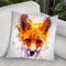 Fox Head Throw Pillow By Cornel Vlad - by all about vibe