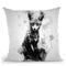 Fox Sitting I Throw Pillow By Cornel Vlad - by all about vibe