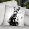 Fox Sitting I Throw Pillow By Cornel Vlad - by all about vibe