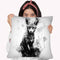Fox Sitting I Throw Pillow By Cornel Vlad - by all about vibe
