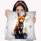 Fox Sitting Throw Pillow By Cornel Vlad - by all about vibe