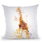 Giraffe Throw Pillow By Cornel Vlad - by all about vibe