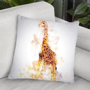Giraffe Throw Pillow By Cornel Vlad - by all about vibe
