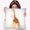 Giraffe Throw Pillow By Cornel Vlad - by all about vibe