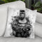 Gorilla I Throw Pillow By Cornel Vlad - by all about vibe