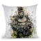 Gorilla Throw Pillow By Cornel Vlad - by all about vibe