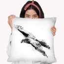 Hawk I Throw Pillow By Cornel Vlad - by all about vibe