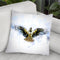 Hawk Flying Throw Pillow By Cornel Vlad - by all about vibe