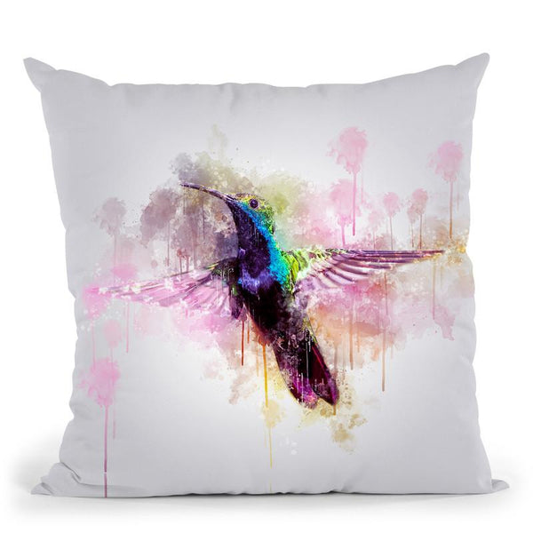Hummingbird Throw Pillow By Cornel Vlad - by all about vibe