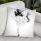 Japanese Red Crowned Crane I Throw Pillow By Cornel Vlad - by all about vibe