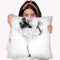 Japanese Red Crowned Crane I Throw Pillow By Cornel Vlad - by all about vibe