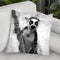 Lemur I Throw Pillow By Cornel Vlad - by all about vibe