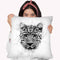 Leopard Head I Throw Pillow By Cornel Vlad - by all about vibe