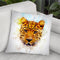 Leopard Head Throw Pillow By Cornel Vlad - by all about vibe