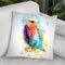 Lilac Breasted Roller Throw Pillow By Cornel Vlad - by all about vibe