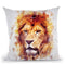 Lion Head Looking Throw Pillow By Cornel Vlad - by all about vibe