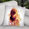 Lion Throw Pillow By Cornel Vlad - by all about vibe