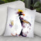 Macaroni Penguin Throw Pillow By Cornel Vlad - by all about vibe