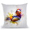 Mandarin Duck Throw Pillow By Cornel Vlad - by all about vibe