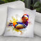 Mandarin Duck Throw Pillow By Cornel Vlad - by all about vibe