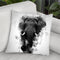 Mighty Elephant I Throw Pillow By Cornel Vlad - by all about vibe