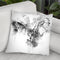 Owl Flying I Throw Pillow By Cornel Vlad - by all about vibe
