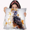 Owl On Branch Throw Pillow By Cornel Vlad - by all about vibe