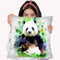Panda Throw Pillow By Cornel Vlad - by all about vibe