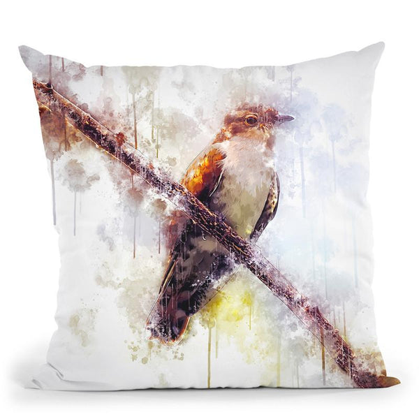 Plaintive Cuckoo Throw Pillow By Cornel Vlad - by all about vibe