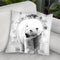 Polar Bear I Throw Pillow By Cornel Vlad - by all about vibe