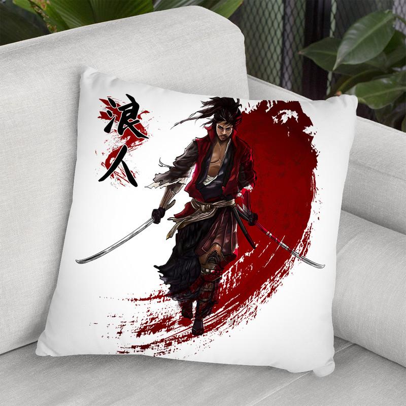 Ronin Throw Pillow By Cornel Vlad - by all about vibe