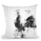 Rooster I Throw Pillow By Cornel Vlad - by all about vibe