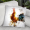 Rooster Throw Pillow By Cornel Vlad - by all about vibe