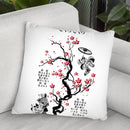 Sakura Sakura Throw Pillow By Cornel Vlad - by all about vibe