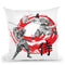 Samurai Warriors Throw Pillow By Cornel Vlad - by all about vibe