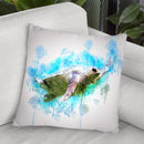 Sea Turtle Throw Pillow By Cornel Vlad - by all about vibe